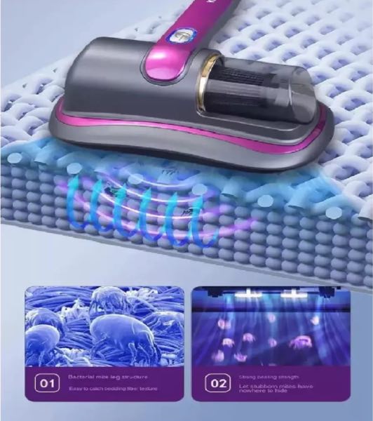 Aspiradora ácaros colchón hogar